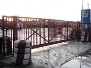 Решетчатые ворота откатные - пример 12 фото в Селятино